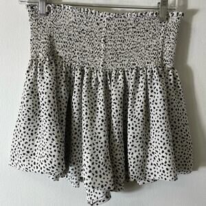 Koch Black and White Polka Dot Women's Skort